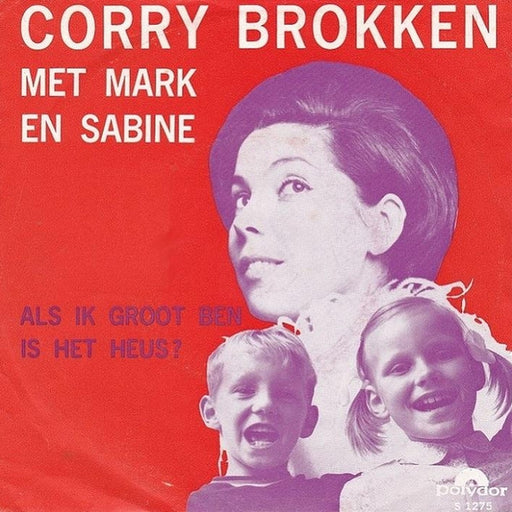 Corry Brokken, Mark en Sabine – Als Ik Groot Ben / Is Het Heus? (LP, Vinyl Record Album)