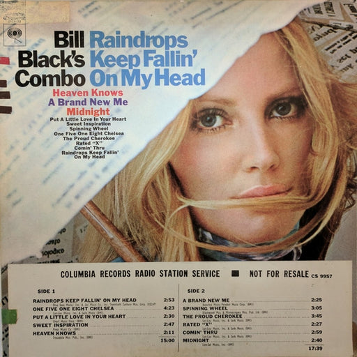 Bill Black's Combo – Raindrops Keep Fallin' On My Head (LP, Vinyl Record Album)
