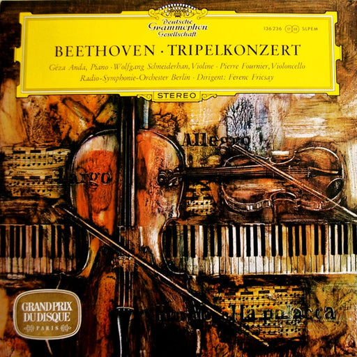 Ludwig van Beethoven, Géza Anda, Wolfgang Schneiderhan, Pierre Fournier, Radio-Symphonie-Orchester Berlin, Ferenc Fricsay – Tripelkonzert (LP, Vinyl Record Album)
