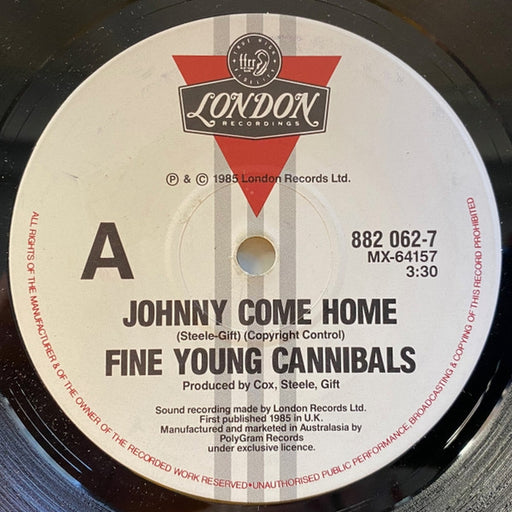 Fine Young Cannibals – Johnny Come Home (LP, Vinyl Record Album)
