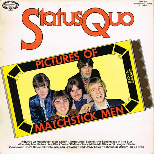 Status Quo – Pictures Of Matchstick Men (LP, Vinyl Record Album)