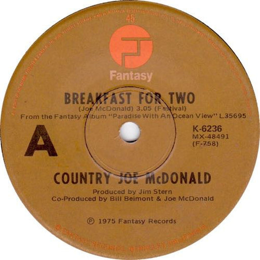 Breakfast For Two – Country Joe McDonald (LP, Vinyl Record Album)