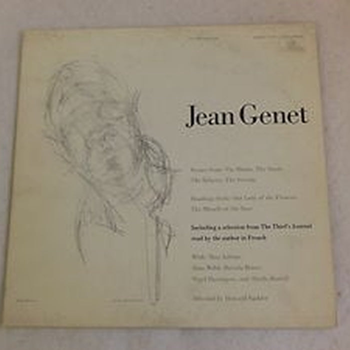 Jean Genet – Scenes From: The Blacks, The Maids, The Balcony, The Screens / Readings From: Our Lady Of The Flowers, The Miracle Of The Rose (LP, Vinyl Record Album)