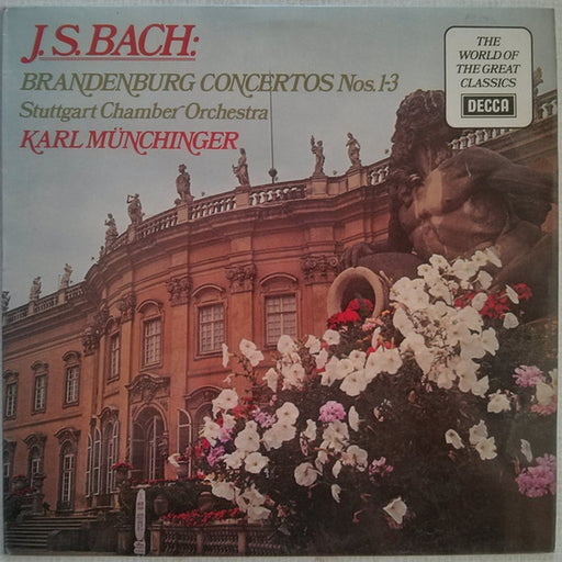 Johann Sebastian Bach, Stuttgarter Kammerorchester, Karl Münchinger – Brandenburg Concertos Nos. 1-3 (LP, Vinyl Record Album)