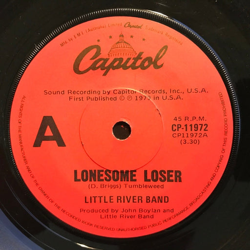 Little River Band – Lonesome Loser (LP, Vinyl Record Album)