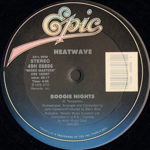 Heatwave – Boogie Nights / The Groove Line (LP, Vinyl Record Album)
