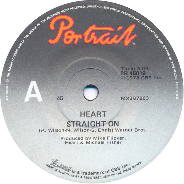 Straight On – Heart (LP, Vinyl Record Album)