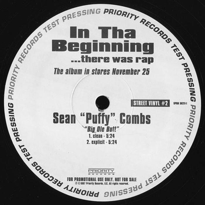 Sean Combs, Cypress Hill – Big Ole Butt / I'm Still #1 (LP, Vinyl Record Album)