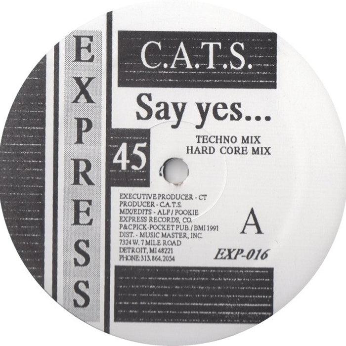 C.A.T.S. – Say Yes... (LP, Vinyl Record Album)
