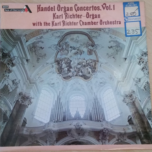 Georg Friedrich Händel, Karl Richter Und Sein Kammerorchester – Organ Concertos Vol. 1 (LP, Vinyl Record Album)