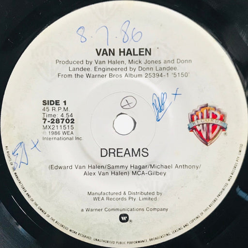 Van Halen – Dreams (LP, Vinyl Record Album)