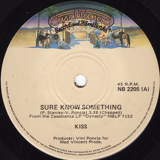 Kiss – Sure Know Something (LP, Vinyl Record Album)