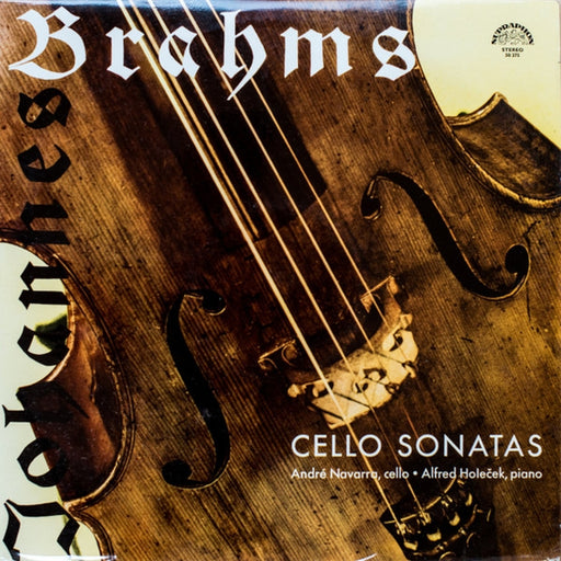 Johannes Brahms, André Navarra, Alfred Holeček – Cello Sonatas (LP, Vinyl Record Album)