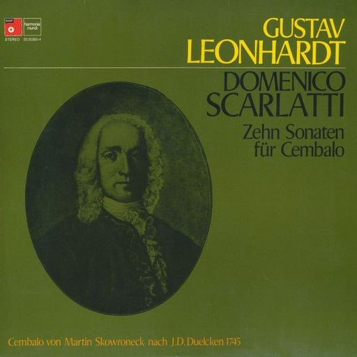 Domenico Scarlatti, Gustav Leonhardt – Zehn Sonaten Für Cembalo (LP, Vinyl Record Album)