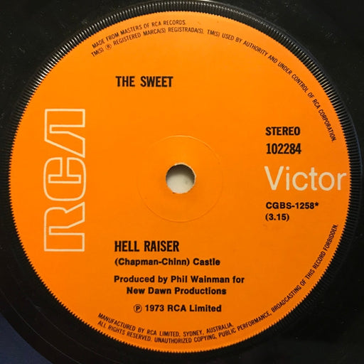 The Sweet – Hell Raiser (LP, Vinyl Record Album)