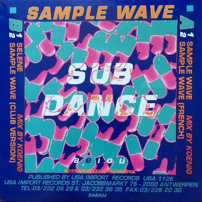 Sub Dance – Sample Wave (LP, Vinyl Record Album)