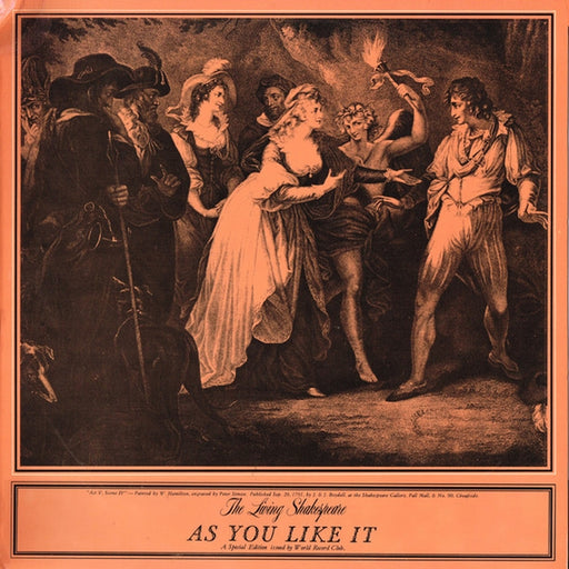 William Shakespeare – As You Like It (LP, Vinyl Record Album)