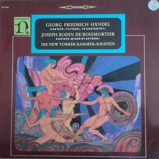 Georg Friedrich Händel, Joseph Bodin de Boismortier, New York Chamber Soloists – Kantate "Tu Fedel, Tu Costante?" / Kantate " Diane Et Acteon" (LP, Vinyl Record Album)