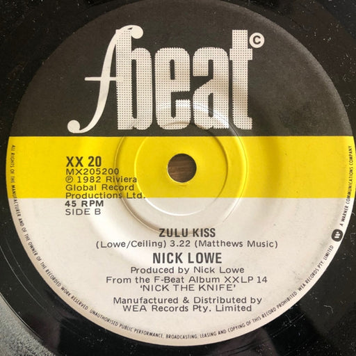 Nick Lowe – Burning (LP, Vinyl Record Album)