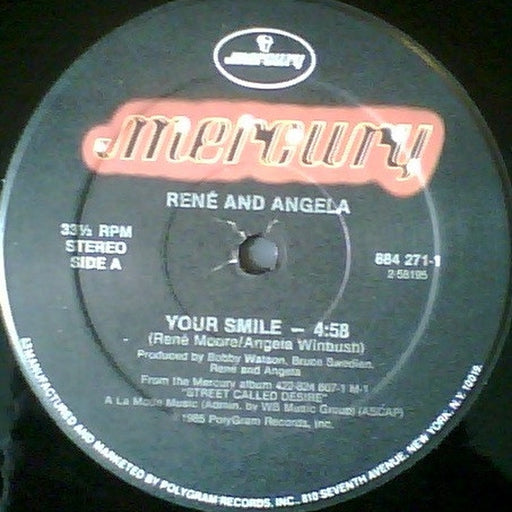 René & Angela – Your Smile (LP, Vinyl Record Album)