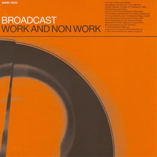 Broadcast – Work And Non Work (LP, Vinyl Record Album)