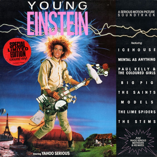 Various – Young Einstein (A Serious Motion Picture Soundtrack) (LP, Vinyl Record Album)