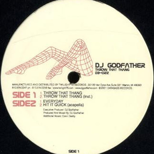DJ Godfather – Throw That Thang (LP, Vinyl Record Album)