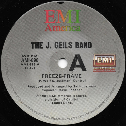 The J. Geils Band – Freeze-Frame (LP, Vinyl Record Album)