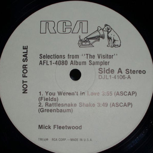 Mick Fleetwood – Selections From "The Visitor" AFL1-4080 Album Sampler (LP, Vinyl Record Album)