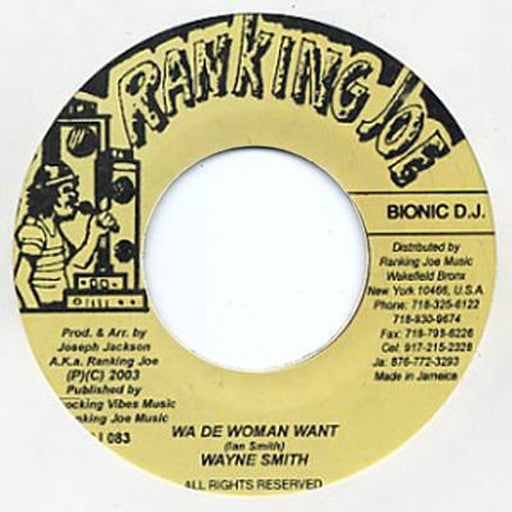 Wayne Smith, Don Angelo – Wa De Woman Want / No You Without Me (LP, Vinyl Record Album)