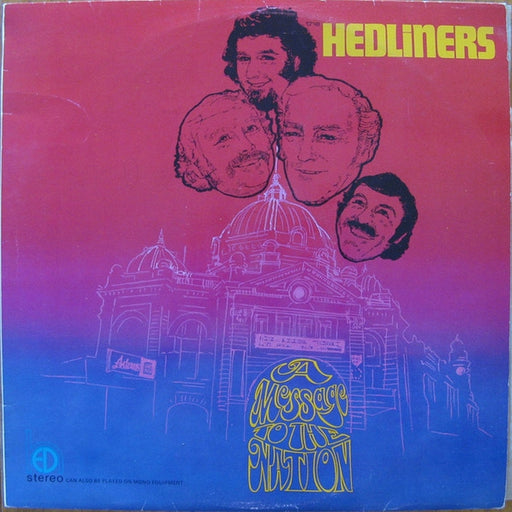 The Hedliners – A Message To The Nation (LP, Vinyl Record Album)