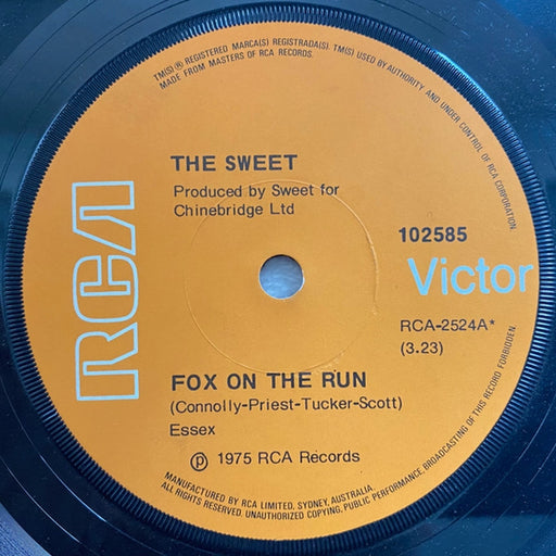 The Sweet – Fox On The Run (LP, Vinyl Record Album)