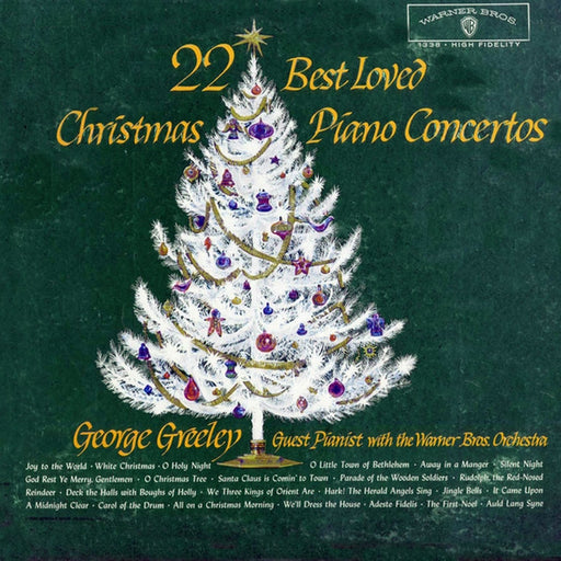 George Greeley – 22 Best Loved Christmas Piano Concertos (LP, Vinyl Record Album)