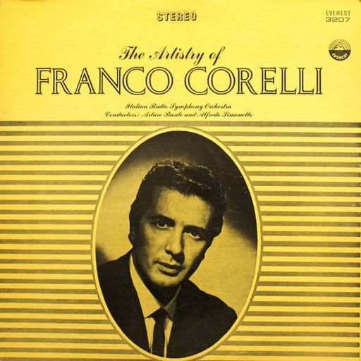 Franco Corelli – The Artistry Of Franco Corelli (LP, Vinyl Record Album)