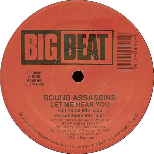 The Sound Assassins – Let Me Hear You (LP, Vinyl Record Album)