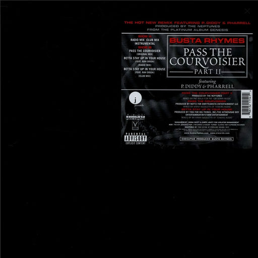 Busta Rhymes, P. Diddy, Pharrell Williams – Pass The Courvoisier Part II (LP, Vinyl Record Album)