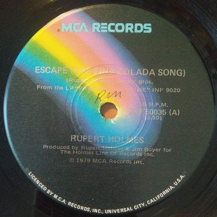 Rupert Holmes – Escape (The Pina Colada Song) (LP, Vinyl Record Album)