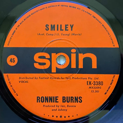 Ronnie Burns – Smiley (LP, Vinyl Record Album)