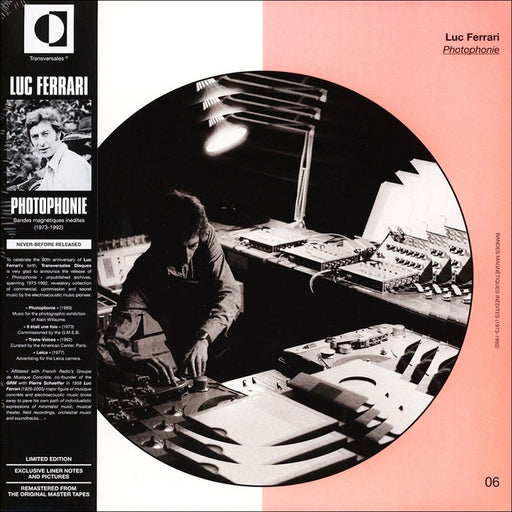 Luc Ferrari – Photophonie (Bandes Magnétiques Inédites (1973-1992)) (LP, Vinyl Record Album)