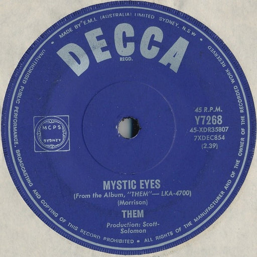 Them – Mystic Eyes (LP, Vinyl Record Album)