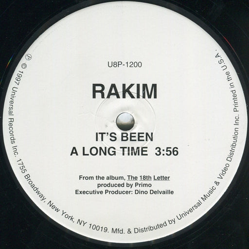 Rakim – It's Been A Long Time (LP, Vinyl Record Album)