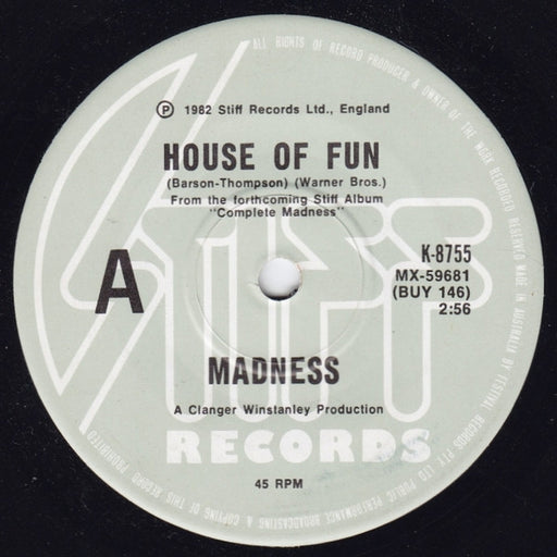 Madness – House Of Fun (LP, Vinyl Record Album)