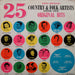 Various – 25 Great American Country & Folk Artists Singing Their Famous Original Hits (LP, Vinyl Record Album)
