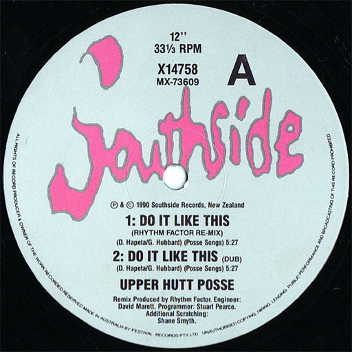 Upper Hutt Posse – Do It Like This (LP, Vinyl Record Album)