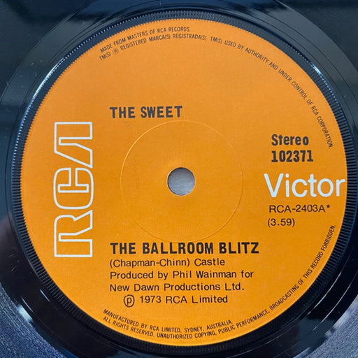 The Sweet – The Ballroom Blitz (LP, Vinyl Record Album)