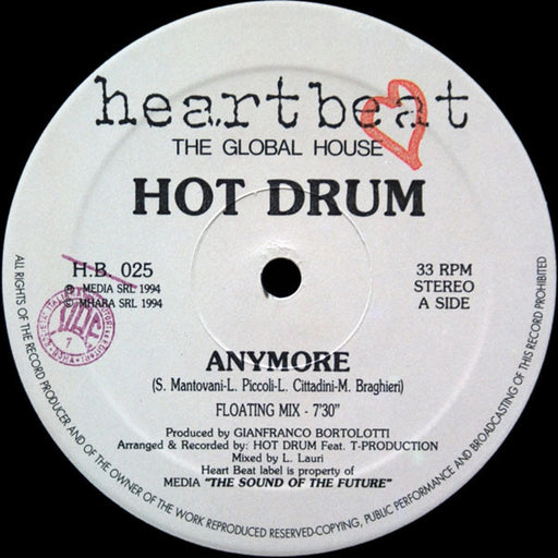 Hot Drum – Anymore (LP, Vinyl Record Album)