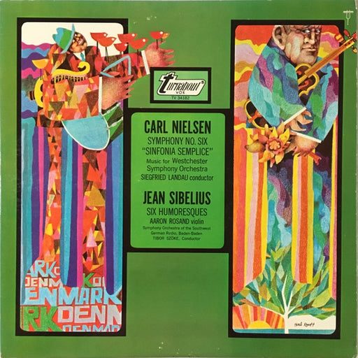 Jean Sibelius, Carl Nielsen, Aaron Rosand – Symphony No. Six "Sinfonia Semplice" / Six Humoresques (LP, Vinyl Record Album)