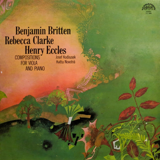 Benjamin Britten, Rebecca Clarke, Henry Eccles, Josef Koďousek, Květa Novotná – Compositions For Viola And Piano (LP, Vinyl Record Album)