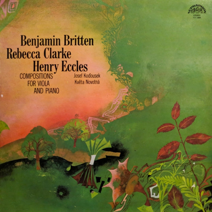 Benjamin Britten, Rebecca Clarke, Henry Eccles, Josef Koďousek, Květa Novotná – Compositions For Viola And Piano (LP, Vinyl Record Album)