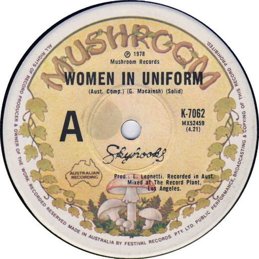 Skyhooks – Women In Uniform (LP, Vinyl Record Album)